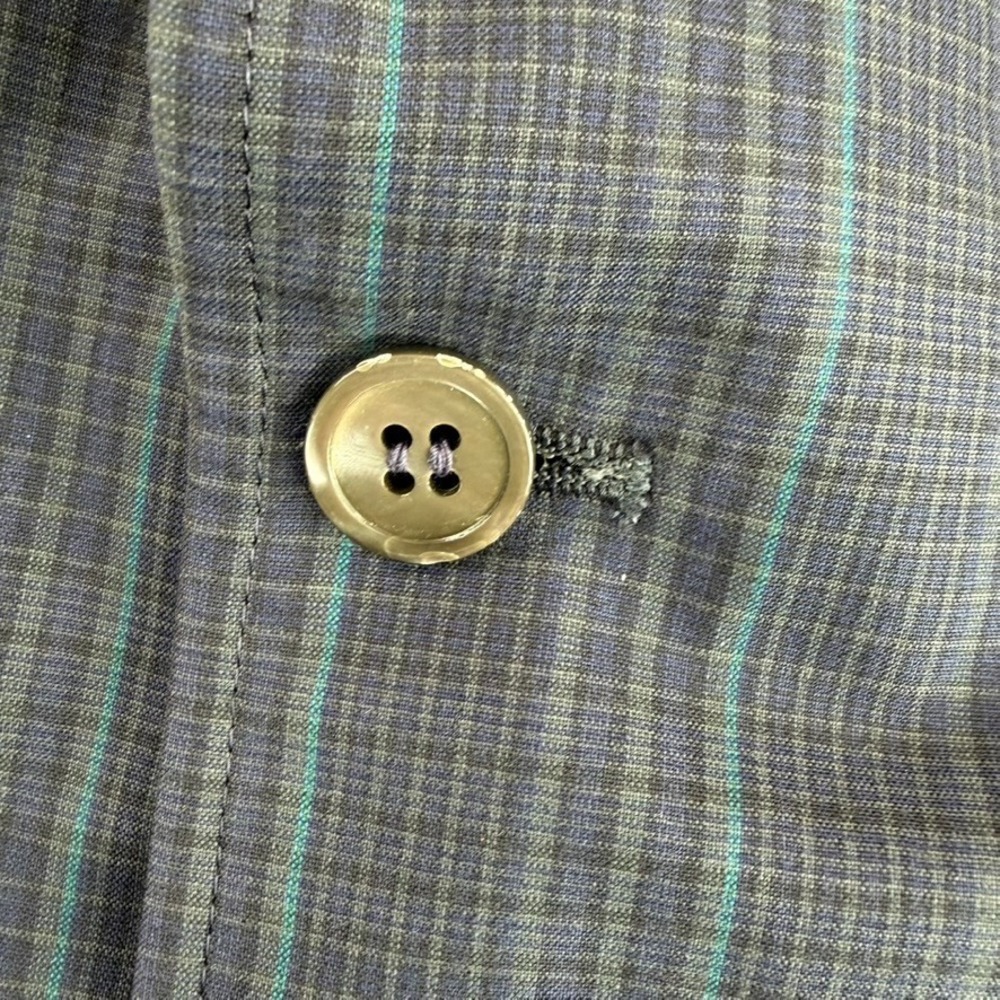 Vintage Brooks Brothers Blazer‎ Sport Coat in Blue Plaid Men 42R Made in USA - Picture 4 of 11